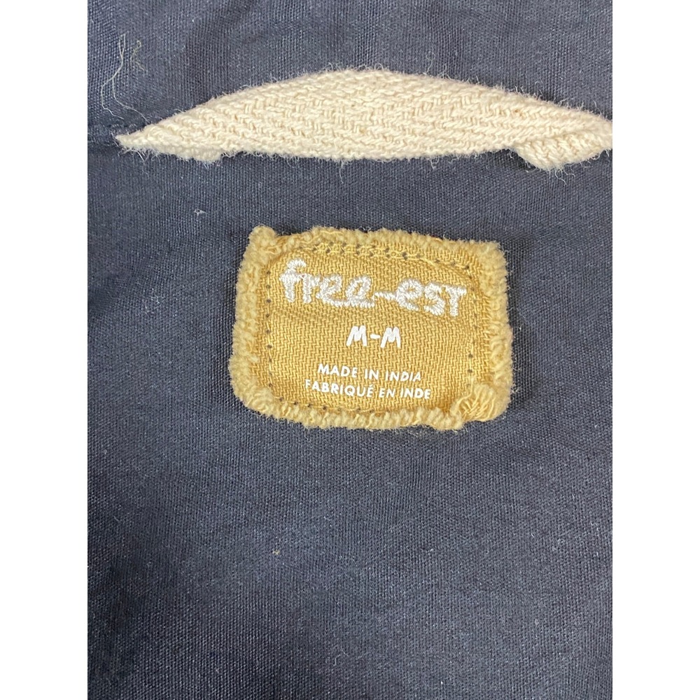 Free People Free-est Black Tiered Mini Dress Oversized Babydoll Balloon Sleeve M - Picture 4 of 10